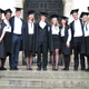 Rhiana Gunn-Wright (second from left) at Oxford University